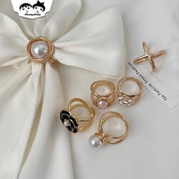 Fancy hijab/ cloth rings