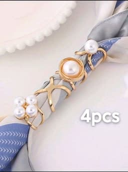 Fancy hijab/ cloth rings