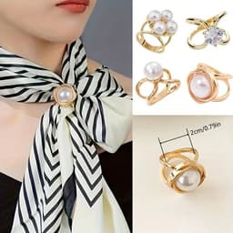 Fancy hijab/ cloth rings